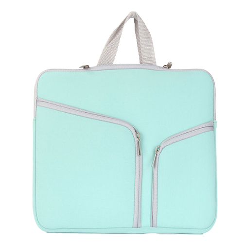 Neoprene Laptop Sleeve w/ 3 Zipper Compartments & Handle