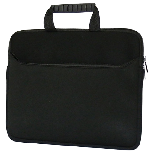 Neoprene Laptop Sleeve w/ 3 Compartments & Rubber Handle