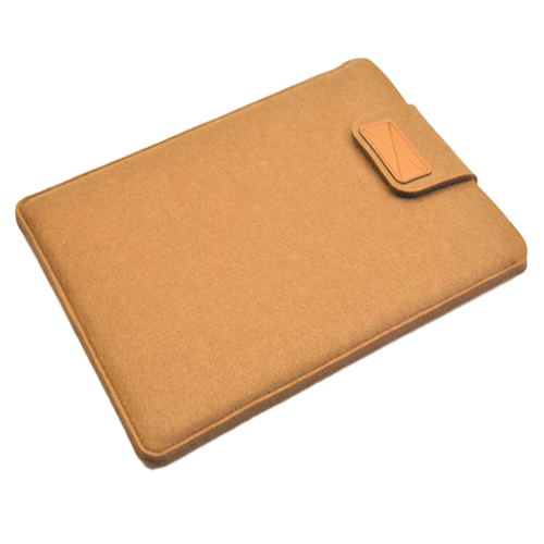 Felt Laptop Sleeve w/ Velcro Flip Top Closure thumbnail 2