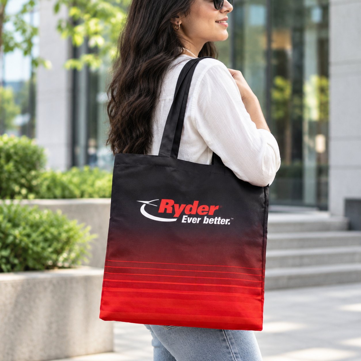 Dye sublimation poly canvas bag