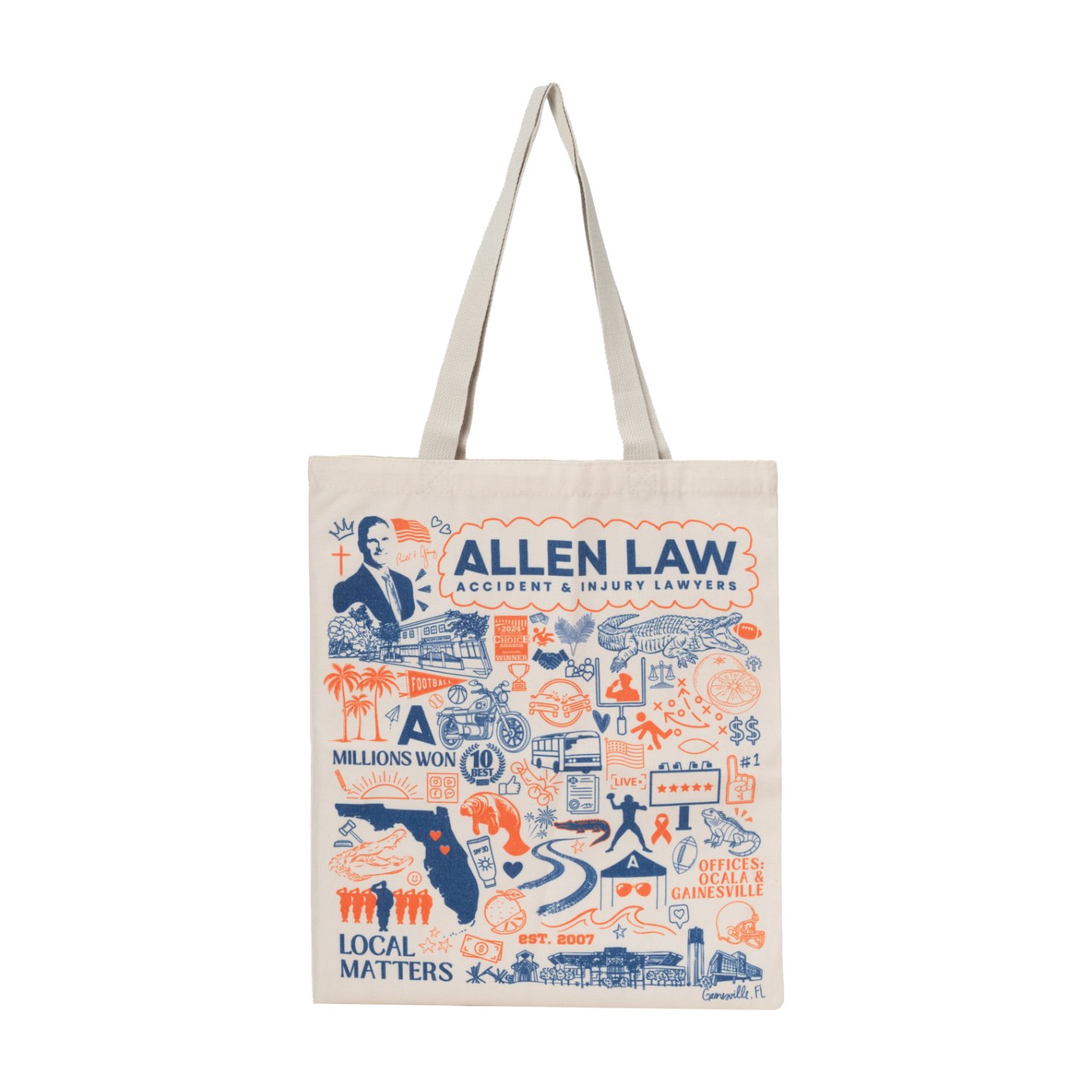 Dye sublimation poly canvas bag thumbnail 8