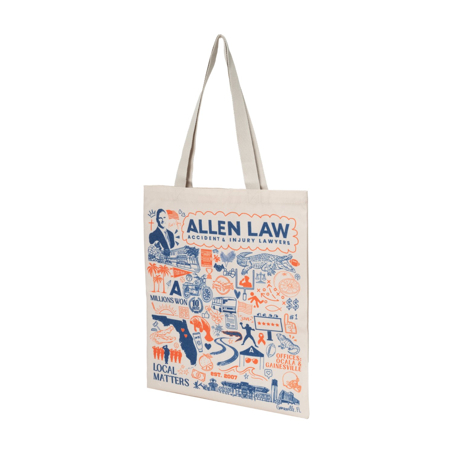 Dye sublimation poly canvas bag thumbnail 9