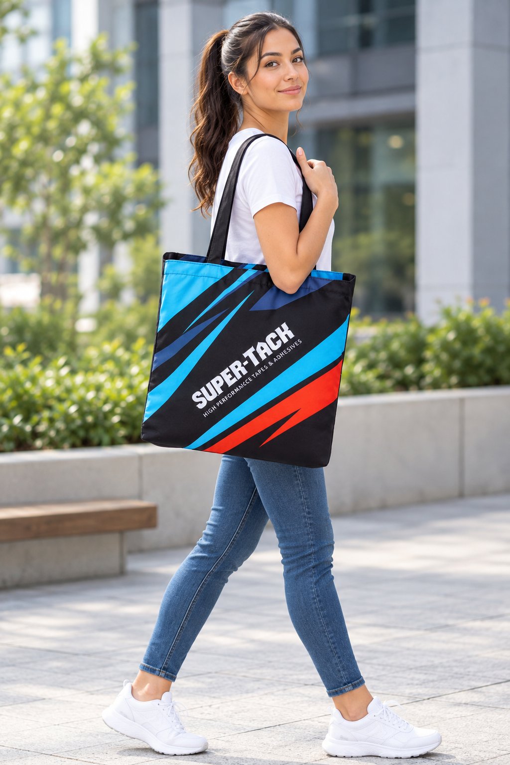 Dye sublimation poly canvas bag