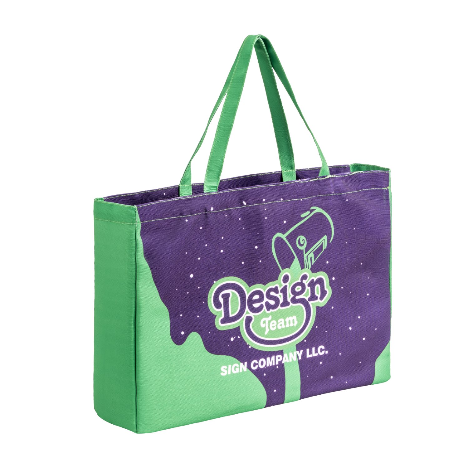 Dye sublimation poly canvas bag thumbnail 4