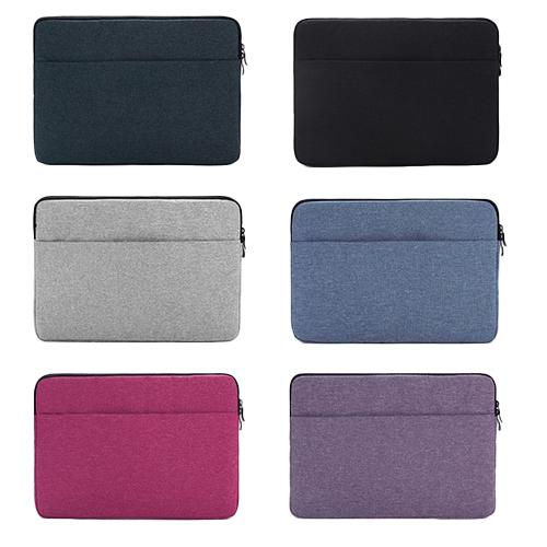 Oxford Laptop Sleeve w/ Front Accessory Pocket & Plush Inside
