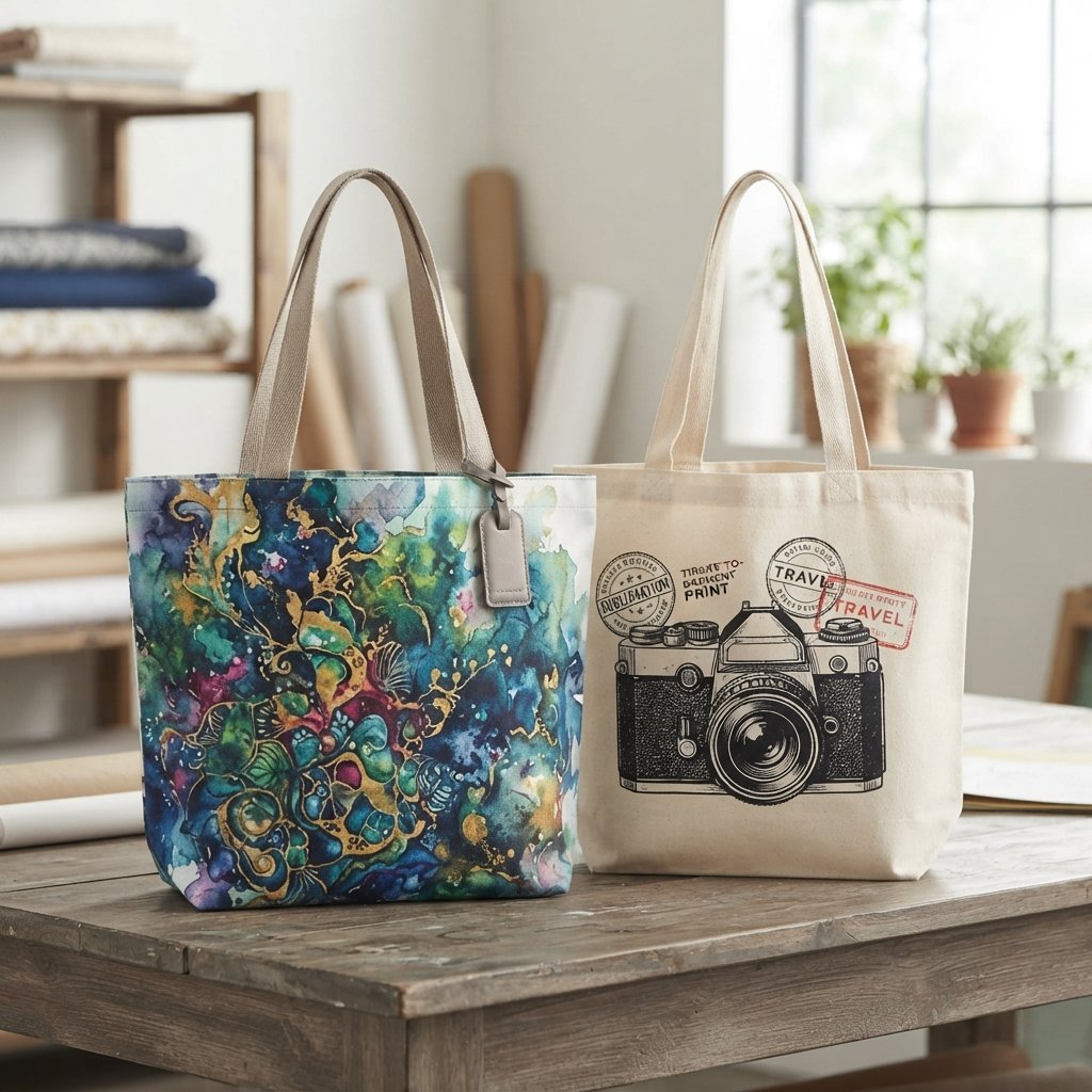 Sublimated and Digital Tote Bag
