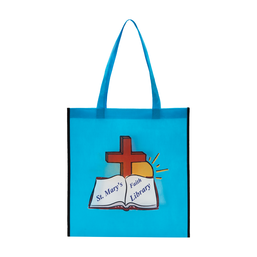 Full Color Sublimated PET Non-Woven Tote Bag