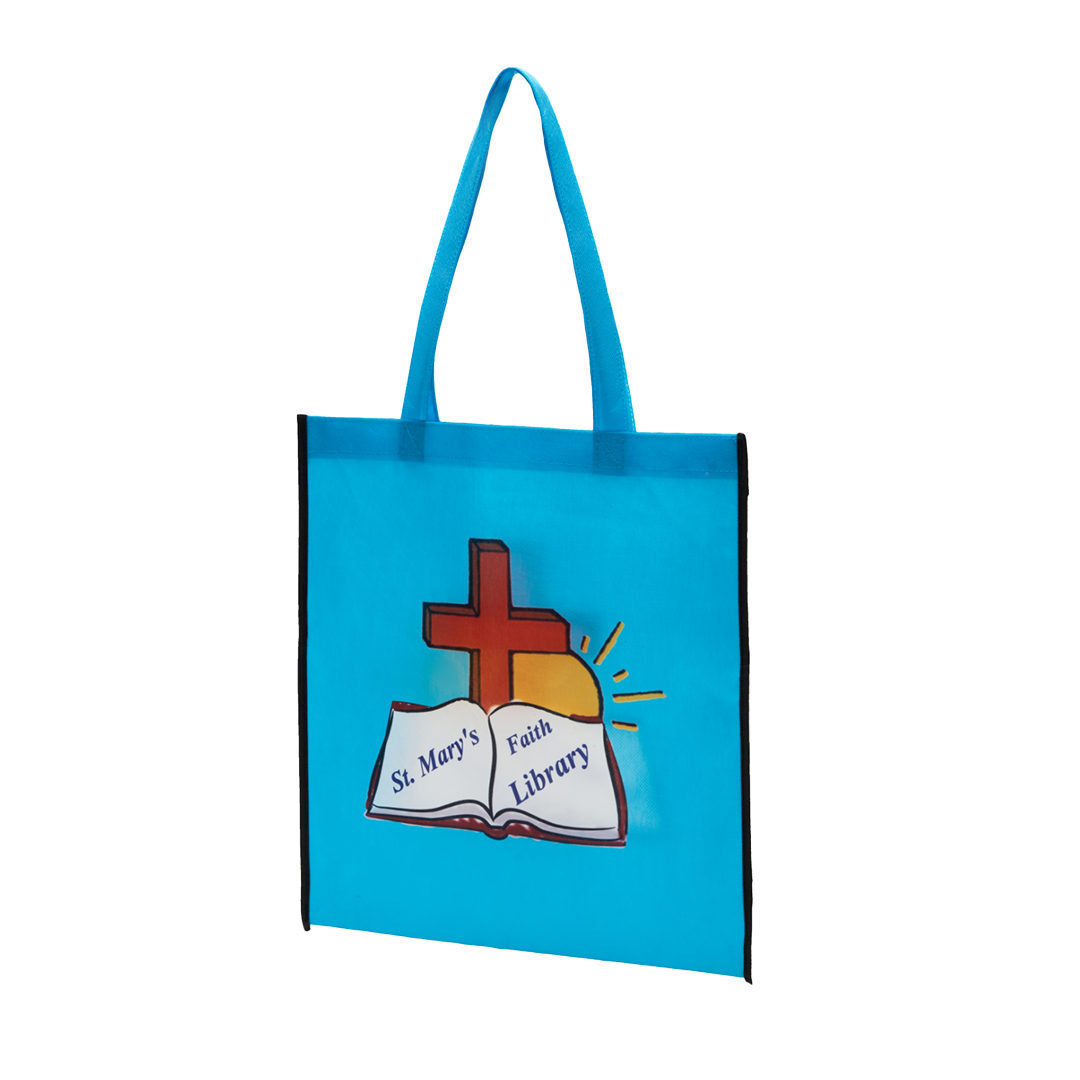Full Color Sublimated PET Non-Woven Tote Bag thumbnail 2