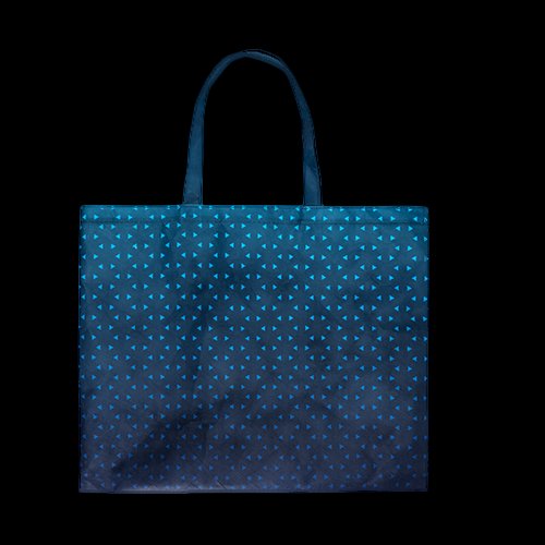 Sublimated PET Non-Woven Flat Convention Tote Bag