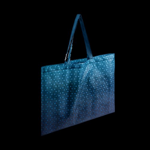 Sublimated PET Non-Woven Flat Convention Tote Bag thumbnail 2