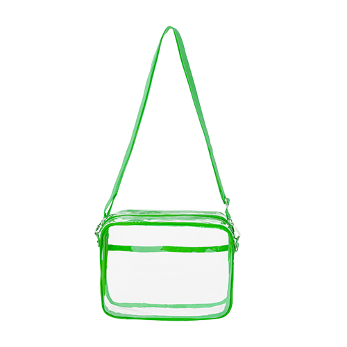 Clear PVC Transparent Crossbody Shoulder Messenger Bag thumbnail 2