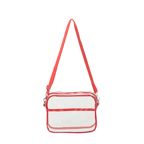 Clear PVC Transparent Crossbody Shoulder Messenger Bag thumbnail 4
