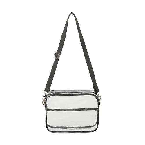 Clear PVC Transparent Crossbody Shoulder Messenger Bag thumbnail 7