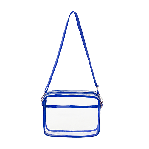 Clear PVC Transparent Crossbody Shoulder Messenger Bag thumbnail 8