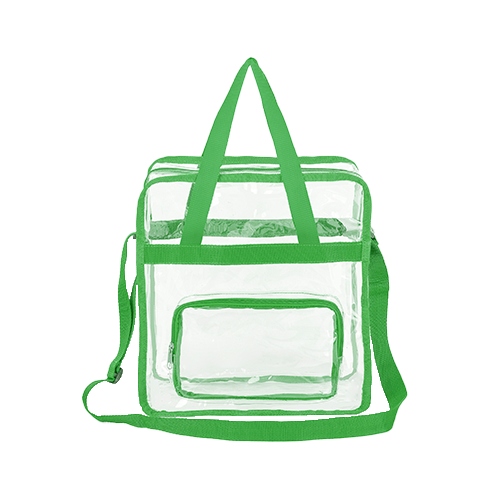 Stadium Approved Tote Bag Clear PVC Transparent Shoulder Handbag thumbnail 4