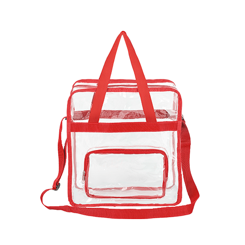 Stadium Approved Tote Bag Clear PVC Transparent Shoulder Handbag thumbnail 6