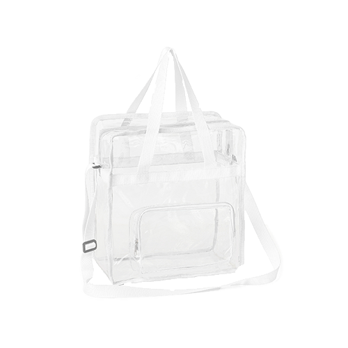 Stadium Approved Tote Bag Clear PVC Transparent Shoulder Handbag thumbnail 7