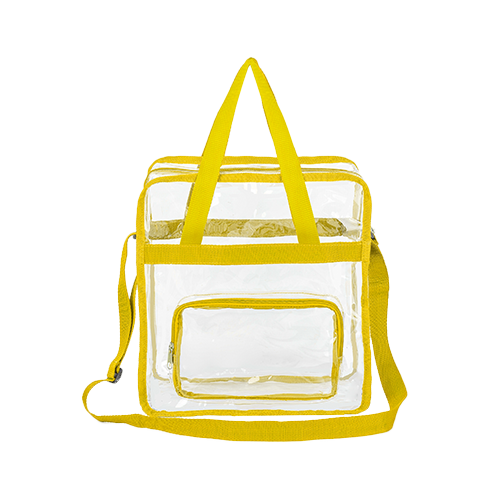 Stadium Approved Tote Bag Clear PVC Transparent Shoulder Handbag thumbnail 8