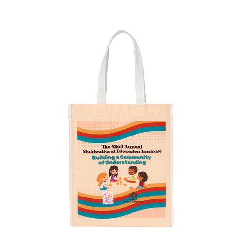 Full Color Sublimated PET Non-Woven Tote Bag