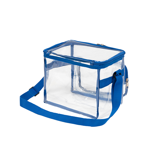 Stadium Approved Clear PVC Transparent Lunch Bag with Front Zipper Pocket thumbnail 3