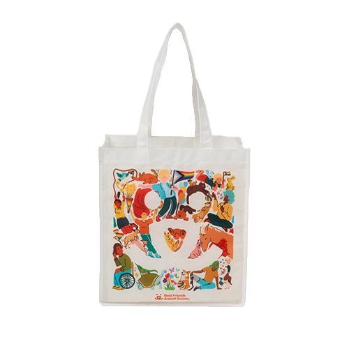 Sublimated PET Non-Woven Shopping Tote Bag w/ Gusset - 2 Sided thumbnail 5