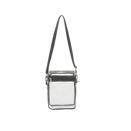 Clear PVC Messenger Bag Crossbody Stadium Approved Purse Bag thumbnail 4