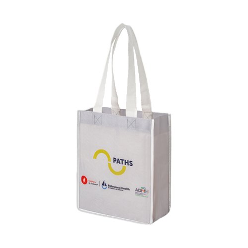 Full Color Sublimated PET Non-Woven Tote Bag w/ Gusset - 2 Sided thumbnail 2