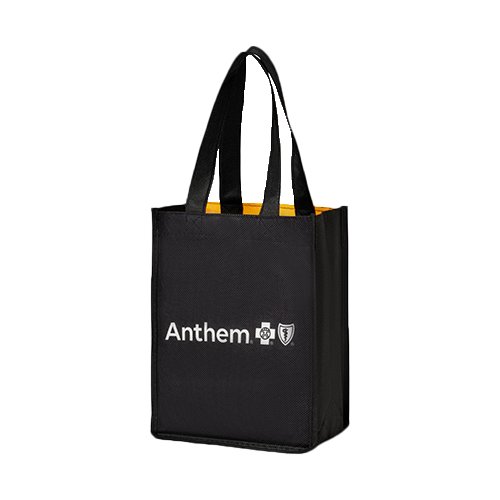 Full Color Sublimated PET Non-Woven Tote Bag w/ Gusset - 2 Sided thumbnail 4