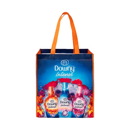 Sublimated PET Non-Woven Grocery Tote Bag w/ Gusset - 2 Sided thumbnail 8