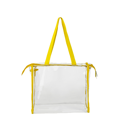 Clear PVC Transparent Zipper Tote Bag thumbnail 8