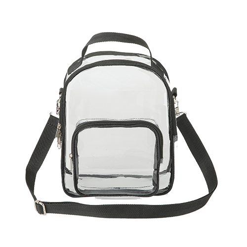 Clear PVC Crossbody Bag Stadium Approved Shoulder Sports Pack