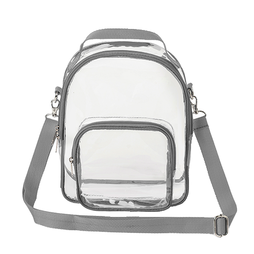 Clear PVC Crossbody Bag Stadium Approved Shoulder Sports Pack thumbnail 3