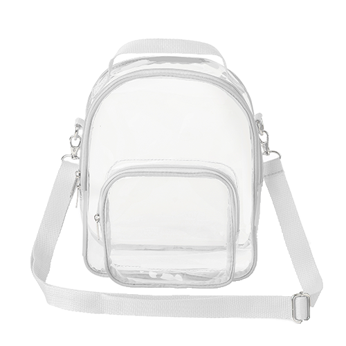 Clear PVC Crossbody Bag Stadium Approved Shoulder Sports Pack thumbnail 8