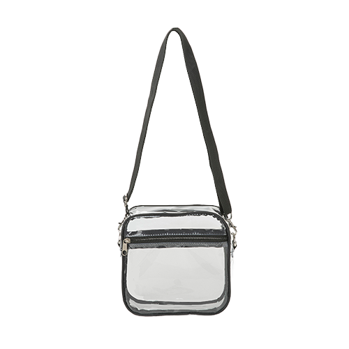 Stadium Approved Handbag Clear PVC Transparent Crossbody Bag