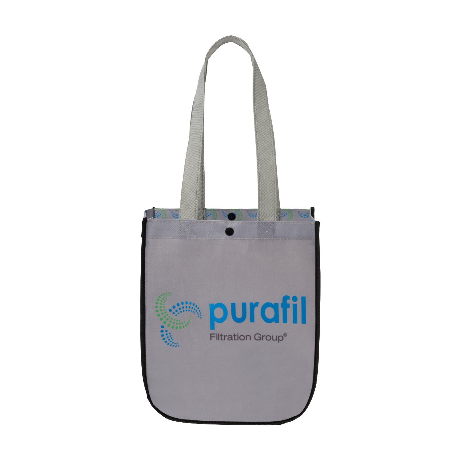 Sublimated PET Non-Woven Full Color Rounded Bottom Tote Bag