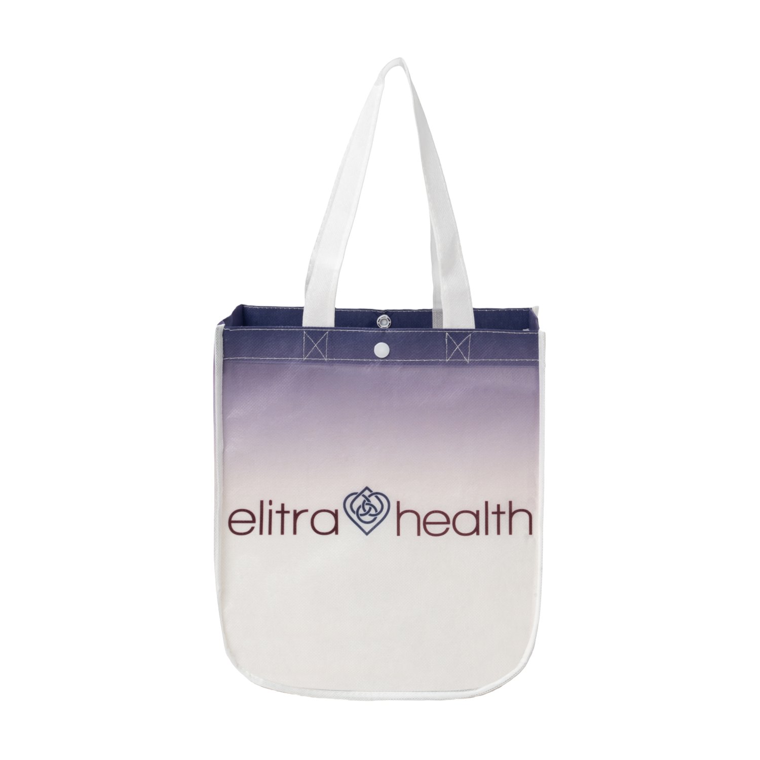 Sublimated PET Non-Woven Full Color Rounded Bottom Tote Bag thumbnail 4