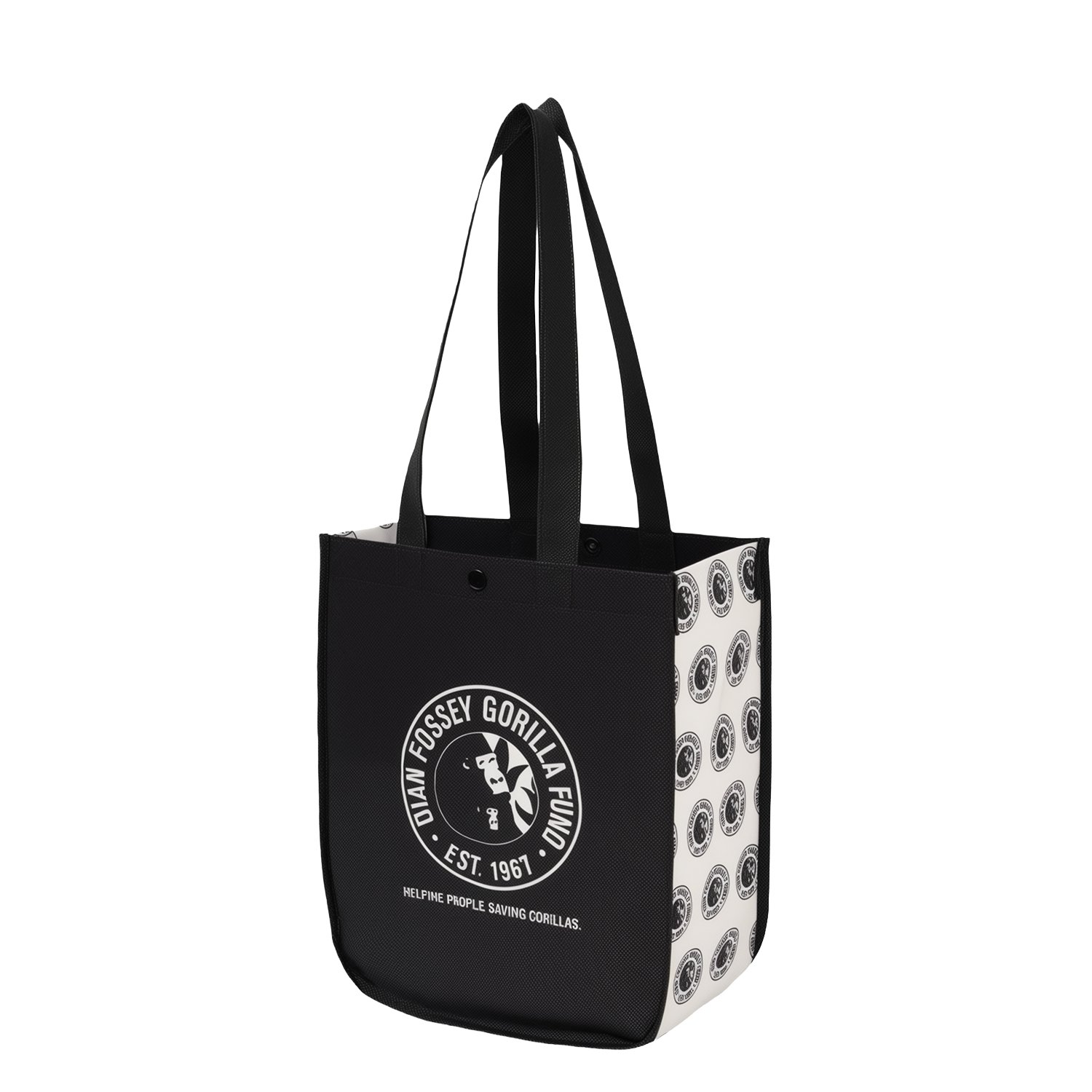 Sublimated PET Non-Woven Full Color Rounded Bottom Tote Bag thumbnail 9