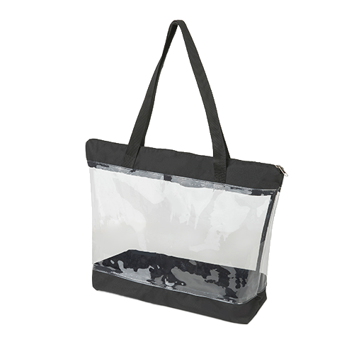 Clear PVC Transparent Shoulder Tote Bag thumbnail 2
