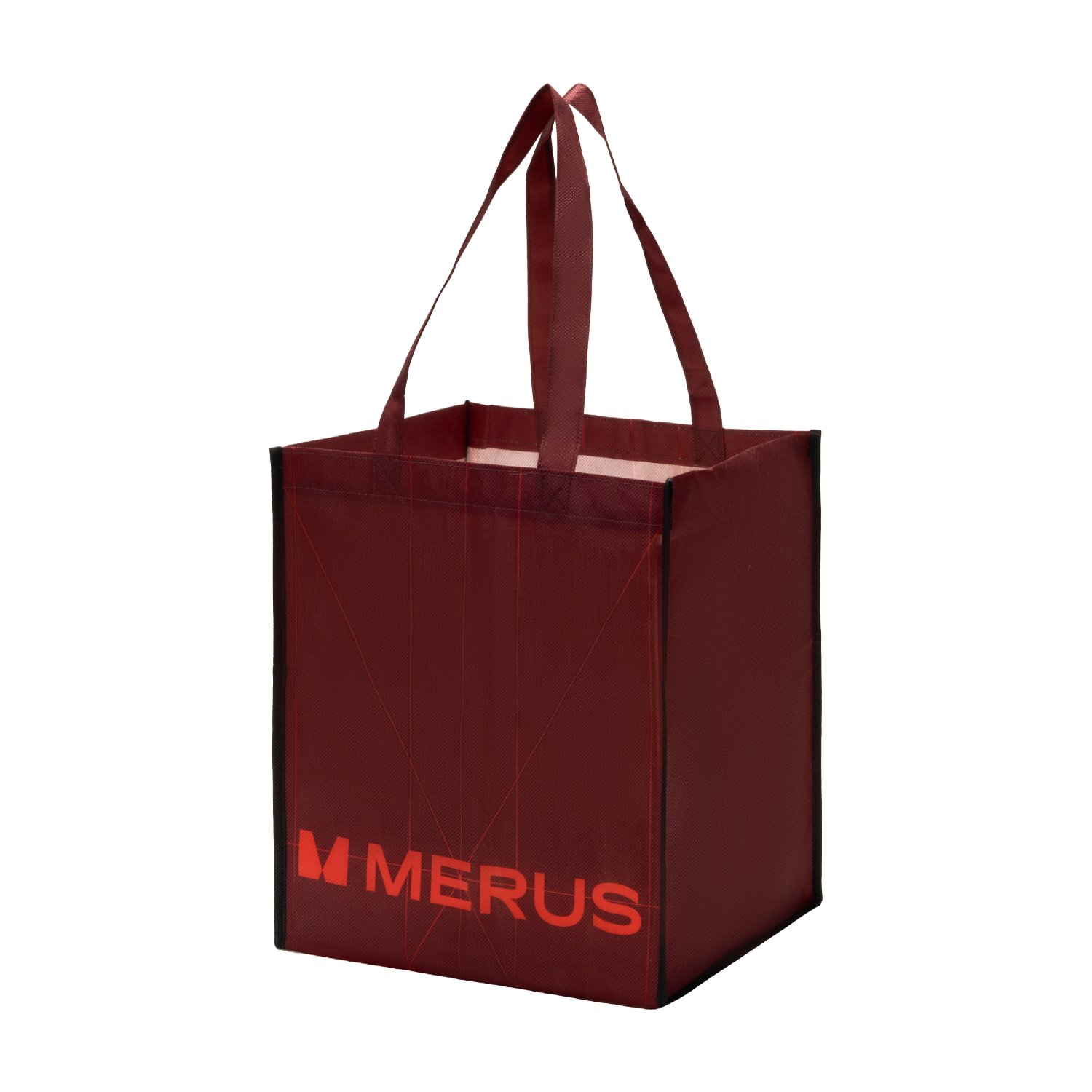 Full Color PET Non-Woven Grocery Tote Bag w/ Large Gusset - 4 Sided thumbnail 2