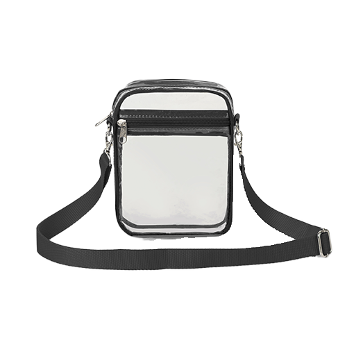 Purse Messenger Handbag Clear PVC Transparent Crossbody Bag