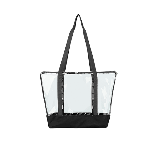 Fashion Tote Bag Stadium Approved Clear PVC Transparent Shoulder Handbag
